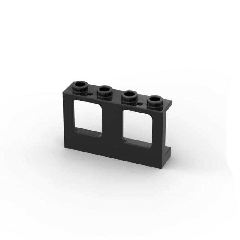 

MOC 10PCS 61345 Window 1x4x2 Plane Building Blocks Kit Single Top Hole Glass Part Bricks Particle Toys Children Birthday Gifts