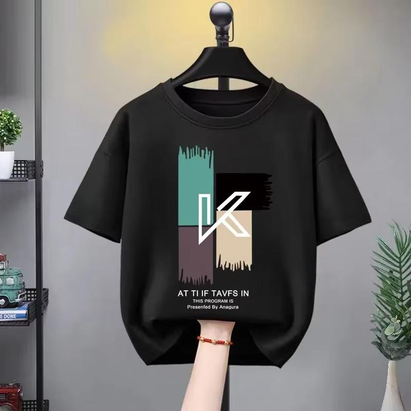Men's and Women's Adult Short-sleeved Cotton T-shirt Spring and Summer Sports Cartoon T-shirt Fashion Printing