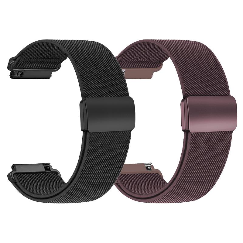 1-2PCS 20/22mm Magnetic strap for Samsung Galaxy Watch 7 6 5 4 40/44mm 6Classic 47mm Nylon Loop band for Huawei Watch GT5 Pro 4