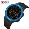 Oufanni Luminous Waterproof Teen Sports Watch - Fashionable Alarm Clock for Boys & Girls with Large Single Display Screen