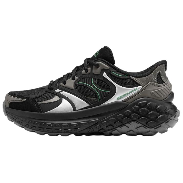 Skechers DLites Comfortable Versatile Durable Breathable Supportive Lightweight Low-Top Dad Shoes Men sneakers Black 232753-BKSL 39.5