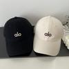 Alo 3D Embroidered Cotton Baseball Cap Men Women Casual Outdoor Sun Hat Adjustable Size