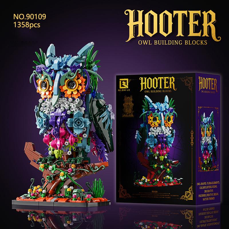 1358 Teile MOC Steine Mechanische Eule Bausteine Set 3D Modelle Zusammengebaute Spielzeuge Für Kinder Erwachsene Schreibtischdekoration Geschenkset