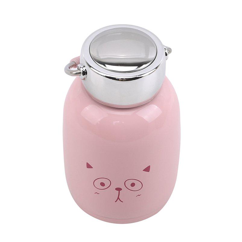 Portable Thermos Bottle Stainless Steel Unisex Mini Cartoon Animal Travel Cute Thermo Cup