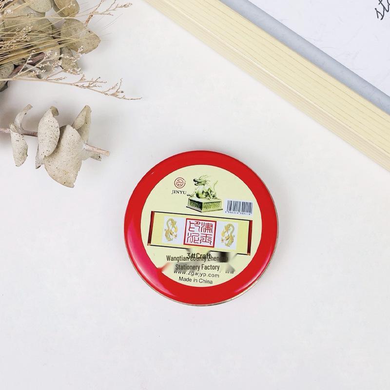 Quick-Dry Red Ink Pad for Office Stamps