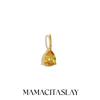 MamacitaSlay 316L Stainless Steel Zircon December Birthstone Charms Earrings Necklaces Bracelets DIY Pendant Waterproof Jewelry