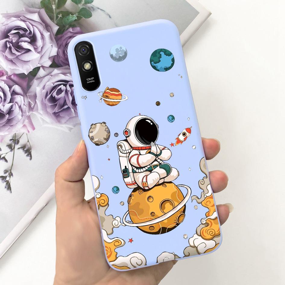 Für Xiaomi Redmi 9A 9AT Hülle Süßer Astronaut Schmetterling Weiches Silikon Handy Rückseite Für Xiaomi Redmi 9i Sport Redmi9a Hüllen