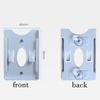1pcs Car Organization Card Sleeve for Windshield Glass Tag Durable ID IC Card Holder Sucker Card Holder Window Mount Sucker Clip