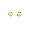 [By Leeer] Champagne Full Moon (Y) Wide Earrings Bh2E33208Ybxxx