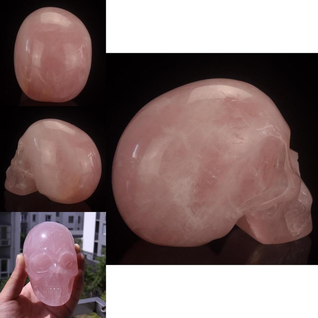 Pink Skull Figurine For Home Decor Stylish Art Craft Gift For Art Lovers