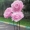 1PC 3D Künstliche Blume 50cm Künstliche Pfingstrose Blume, Große Fenster Blume Hochzeit Party Hintergrund Dekoration