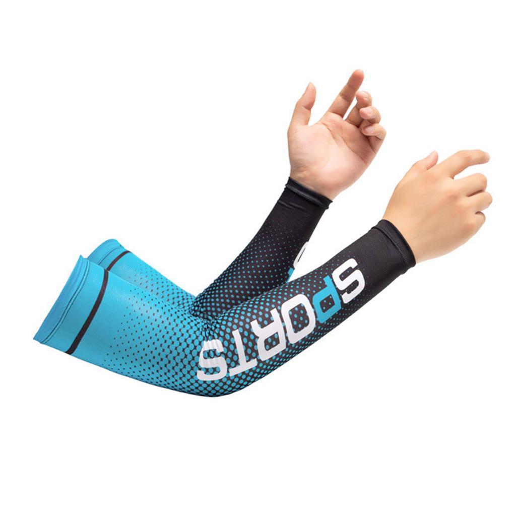 Ice Silk Arm Sleeves Cooling Sports Sleeves Arm Cover Compression Sleeves Sun Protections Arm Sleeves Cycling Sleeves