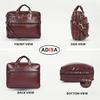 ADISA Laptop Messenger Office Bag Briefcase for Work for Men (LB6051-BRO)