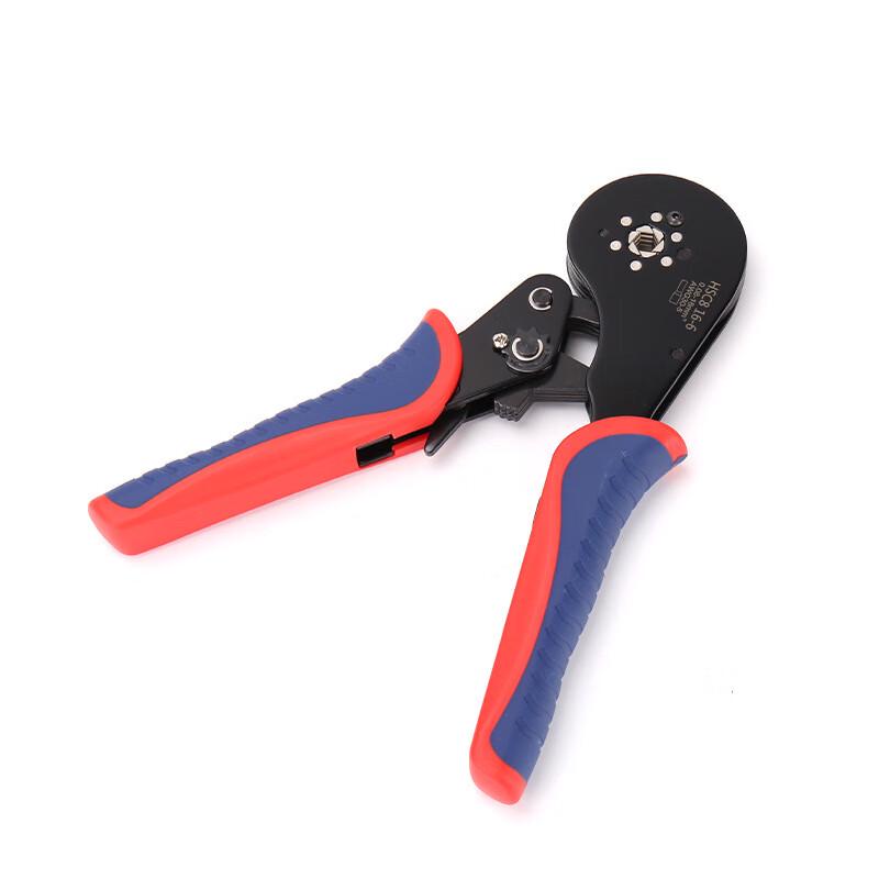 Self-Adjusting Tubular Terminal Crimping Pliers