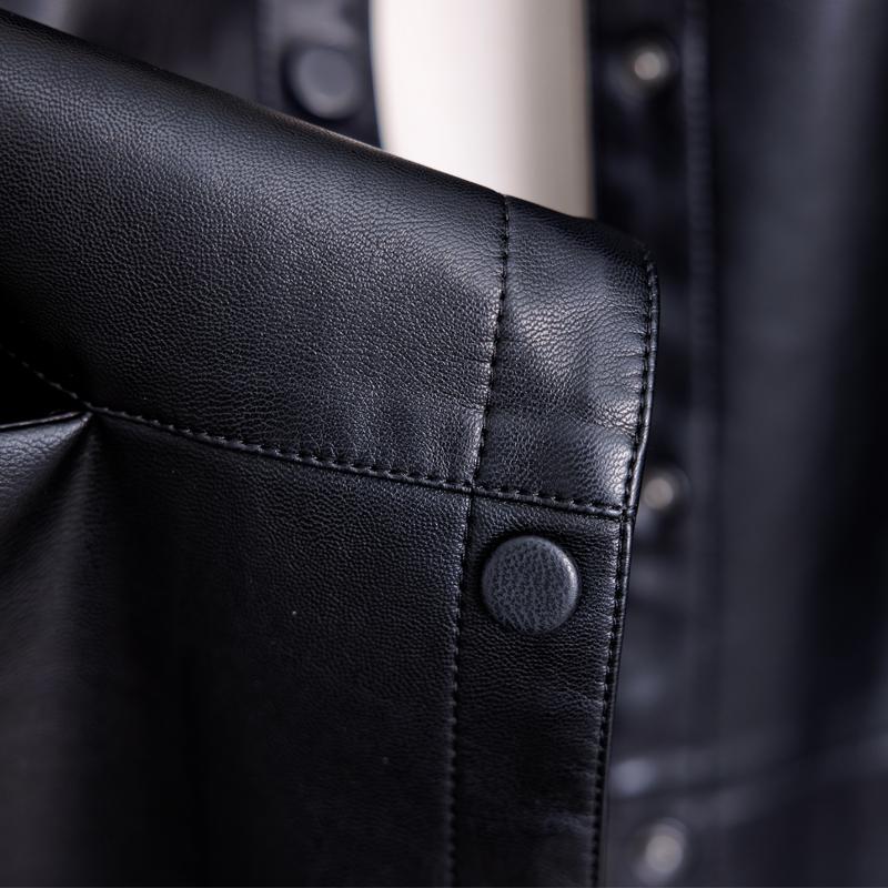 Elegant Faux Sheepskin Coat for Women Outerwears Faux Leather Jackets Female Top