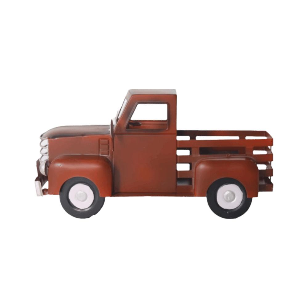 Large Size Christmas Truck Ornament Metal Craft Metal Craft Ornament Home Holiday Decor