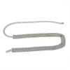 Wide Waist Metal Dress Belt Sexy Luxury Nine-row Rhinestone Diamond Metal Waist Chain
