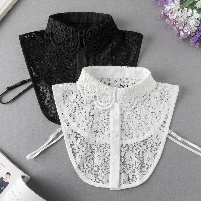 Girls' Lace Stand-Up Frill Collar: Autumn & Winter Versatile Decorative Shirt Layer 