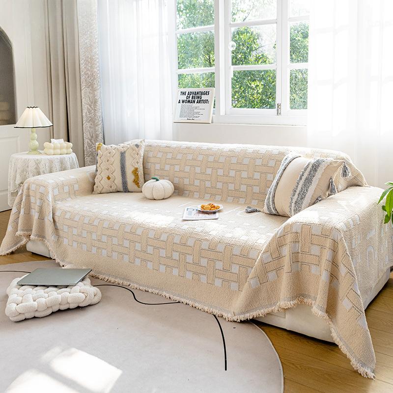 

Полотенце для дивана из синели, универсальное нескользящее универсальное полотенце для дивана «все включено», полный комплект, чехол для дивана, чехол для дивана, новый усовершенствованный чехол для дивана 180*130cm