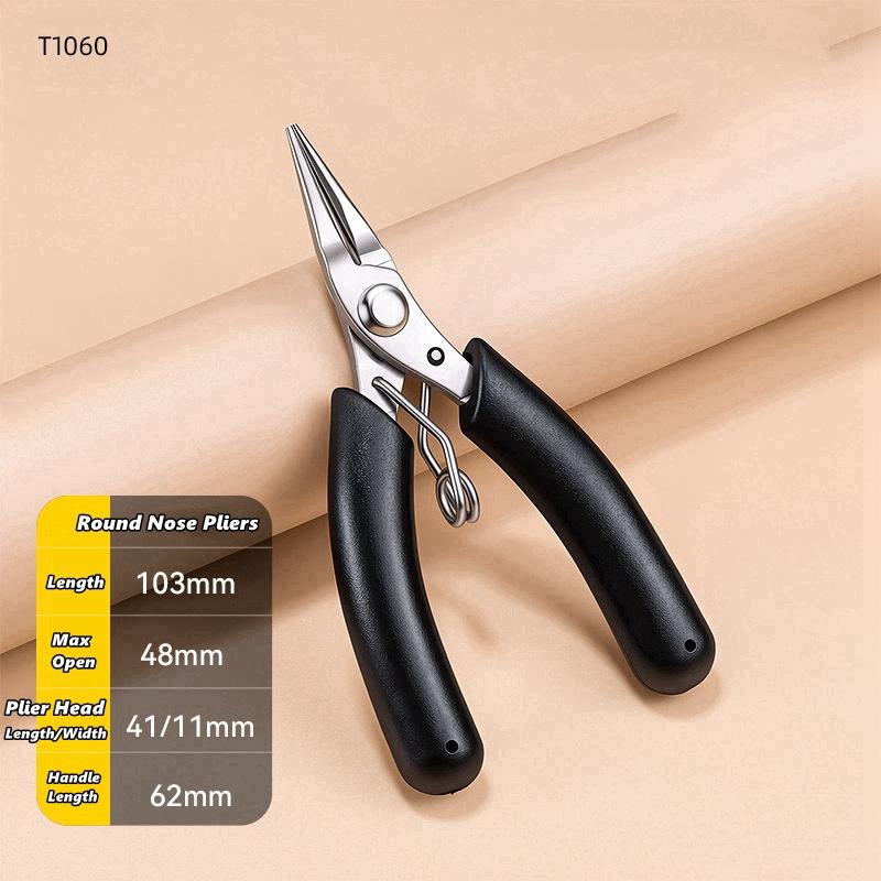 Xiaomi Mini Diagonal & Chain Nose Pliers Set for Jewelry Making Beading Craft Repair DIY Handmade Multifunctional Precision Hand Tool