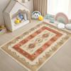 Southwestern Tribal Geometric 2D Print Area Rug Non Slip Floor Mat for Living Room Bedroom Boho Home Decor Carpet