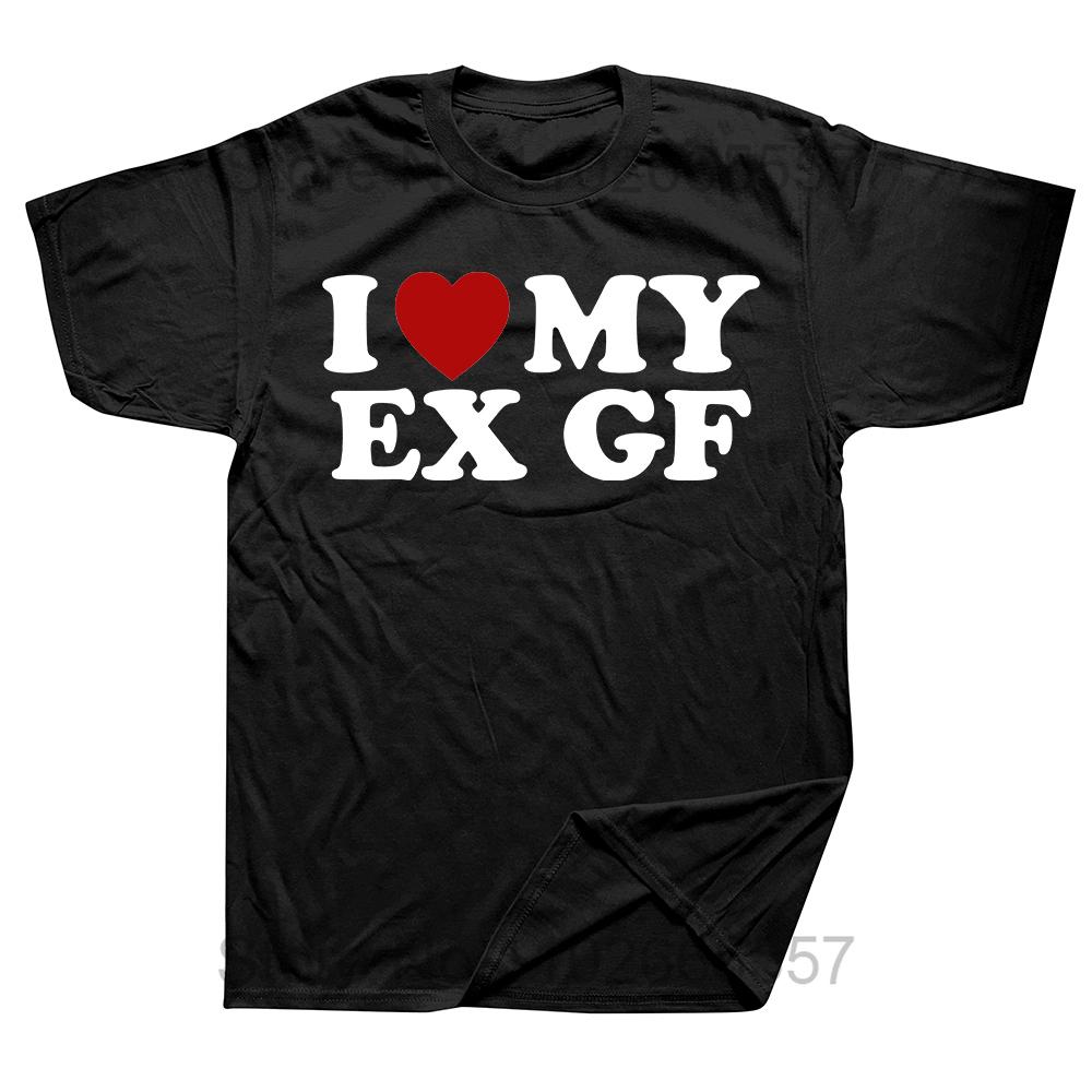 Funny His Favorite Ex Girlfriend T Shirt Harajuku Kawaii Graphic Cotton Streetwear Short Sleeve Birthday Gifts T-shirt Men