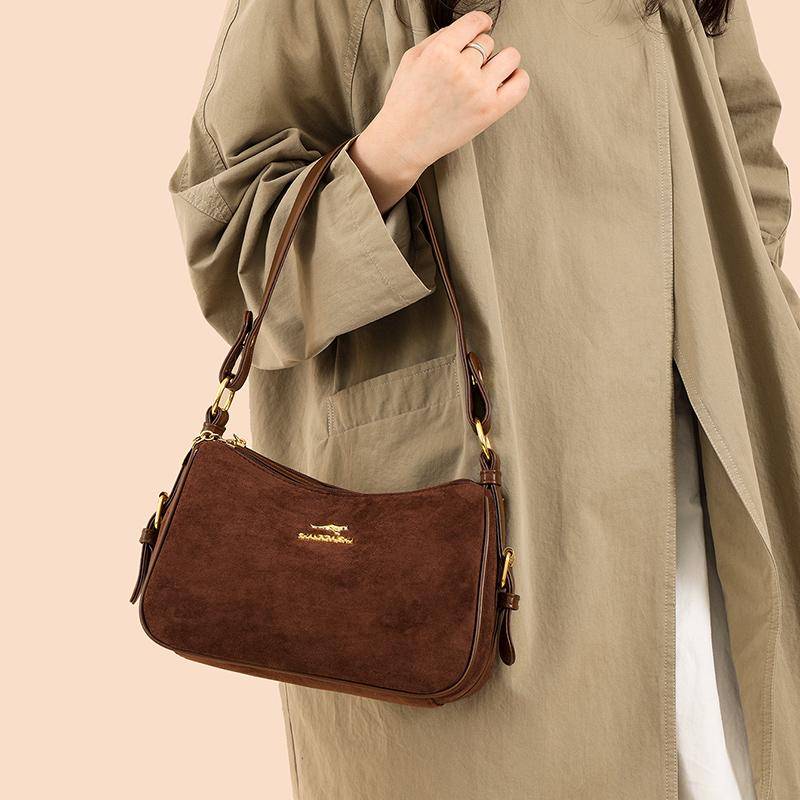 Borsa a tracolla per madre di mezza età e anziani, borsa a tracolla da donna di grande capacità