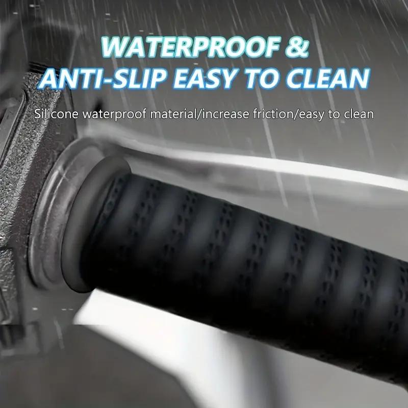 Motocyklový kryt rukojeti řídítek samosmršťovací kryt brzdové páčky řídítek univerzální protiskluzový silikonový moto úprava jezdecké vybavení ochranné kryty