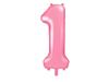 Foil Balloon Number ""1"" Pink 86 Cm