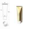 Gold High-Gloss Aluminum Plastic Tube for Sunscreen & Cleansing Cream - 50g