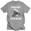 This Boy Loves Train Driver Lover T Shirts Graphic Cotton Streetwear Short Sleeve Birthday Gifts Summer Style T-shirt Men