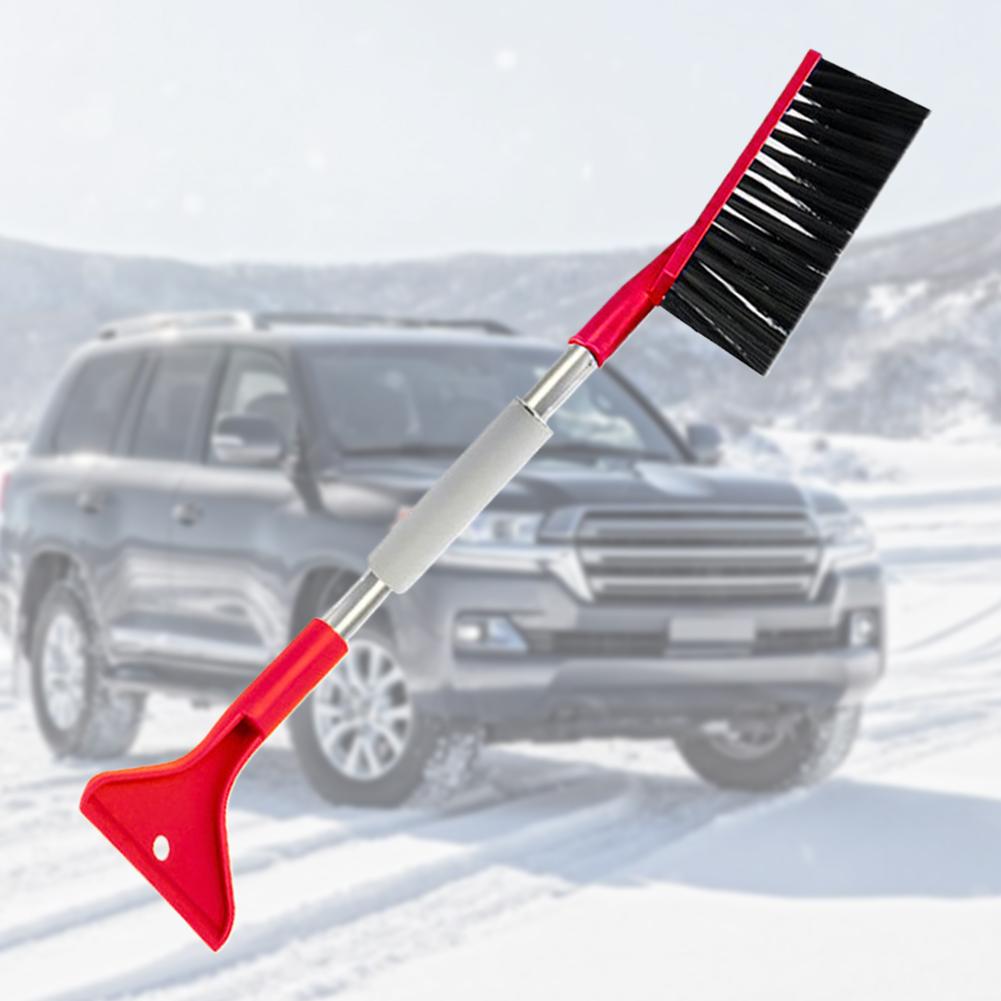 Extendable Car Snow Shovel Ice Scraper Winter Auto Windshield Cleaner Brush Detachable Broom Snow Removal Tool Accessories
