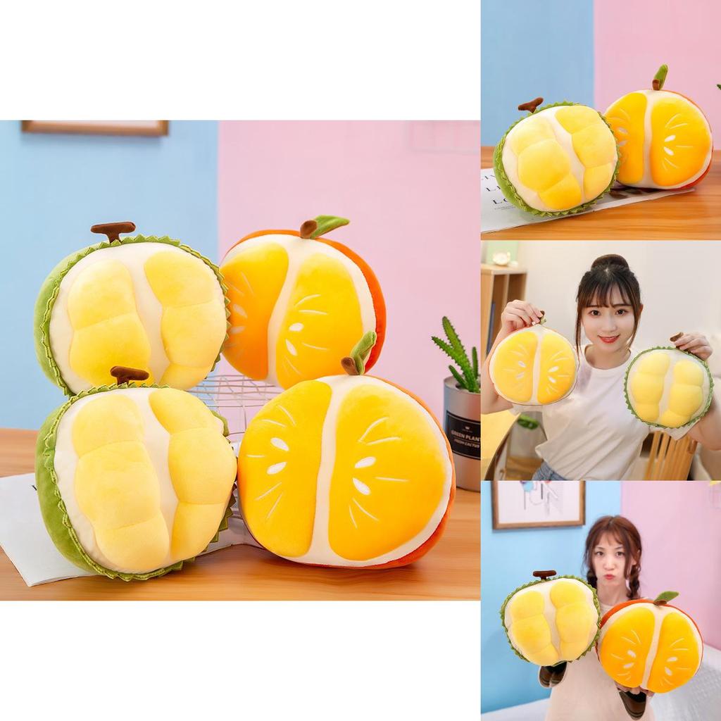 Super Soft Plush Fruit Doll Durian Orange Toy With Pp Cotton Stuffing
