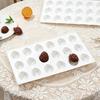Multipurpose 18 Hole Silicone Nut Molds French Dessert Equipment For Crafting Chocolate Desserts And Sweet Cake