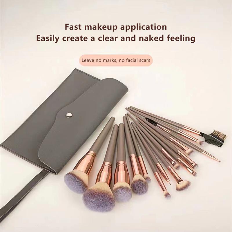 7/15Pcs Makeup Brushes Face Eyes Make Up Brush Eyelash Eyeshadow Eyebrow Eyeliner Foundation Powder Blush Highlight Lips Brush