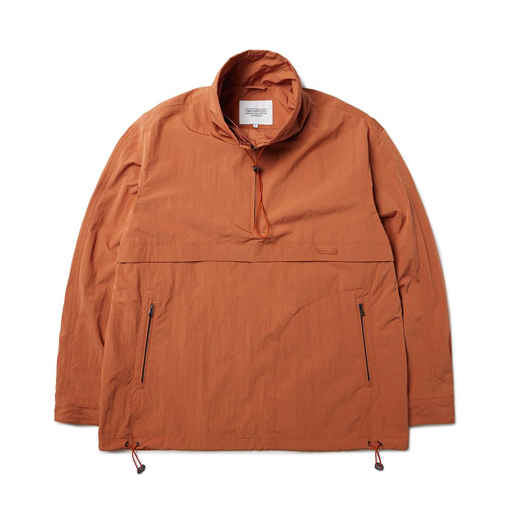 Brompton London Ripstop High Neck Anorak - Orange (P233Mjp221)