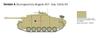 Italeri 1/56 WWII German Sd.Kfz.142/1 Sturmgeschütz III Ausf.G Plastic Model Kit IT25756