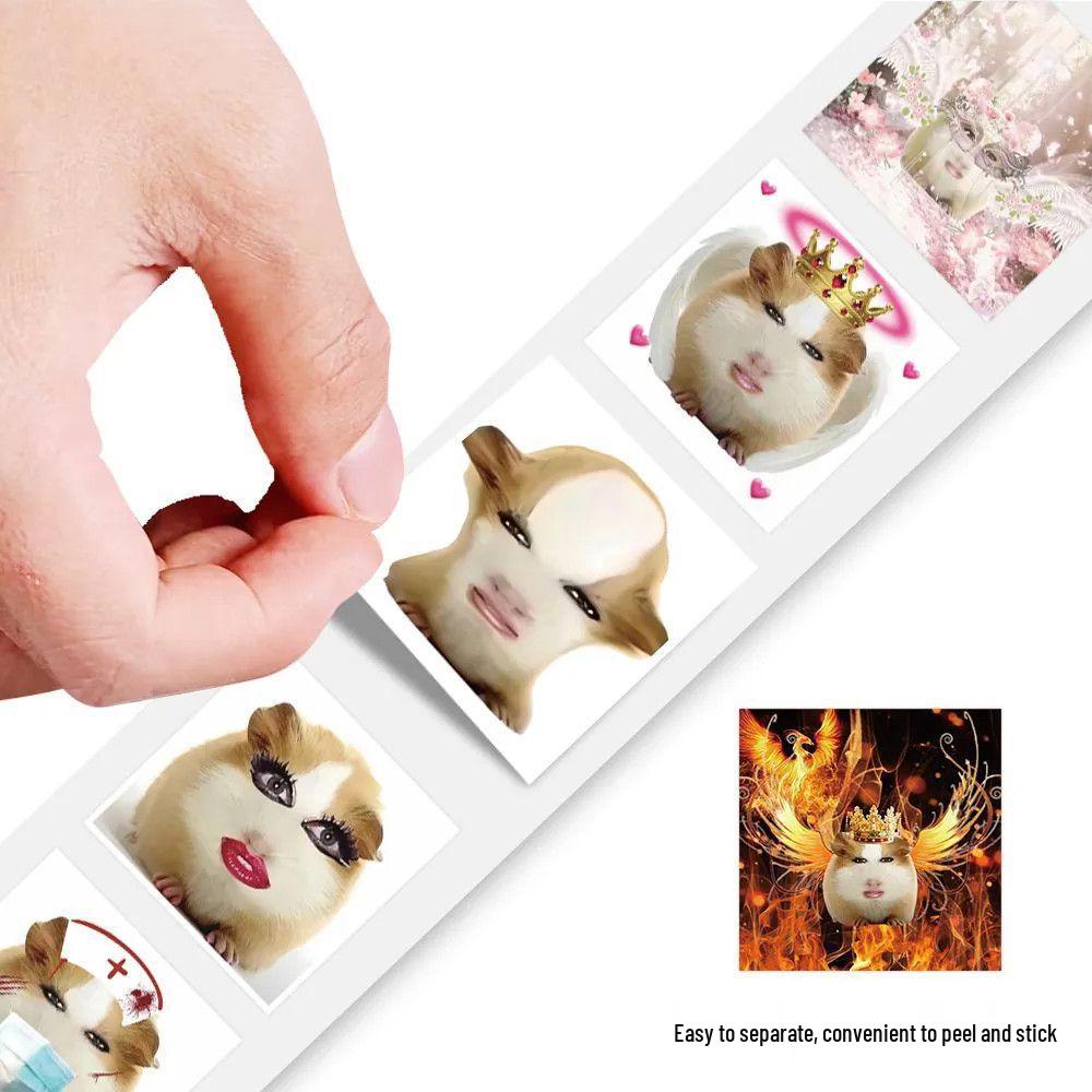 2000 Trendy Pig Girl Curly Avatar Stickers - Fairy, Abstract, and Fun Emojis for Students