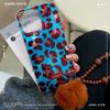 Applicable To Apple 16promax Leopard Polka Dot Phone Case IPhone 13 Bracelet New Style Lanyard Protection Case