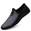 Fashion Luxury Brand Spring Loafers Adult Men Genuine Leather Business Dress Leather Shoes Pointed Soft Soled Comfortable Wedding Shoes