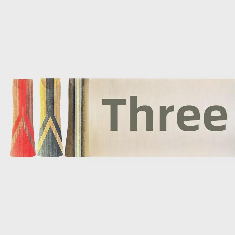 Boli Prince Table Tennis Racket Handle: Colorful Poplar, Horizontal/Vertical, Fast Attack, Universal Fit