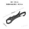 EsiFare Fish Grippers [Set of 2] Outdoor Small Fish Grippers, Fish Lip Grippers, Fishing Gripper Keychains, Outdoor Mitten Clips, Multifunctional,