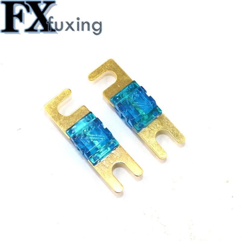 5Pcs/Set 30 40 60 80 100A 125A Nickel Plated Car Stereo Audio 32V AFS Mini ANL Fuses Auto Stud Fuses Circuits Protection Fuse Fuse Holders1