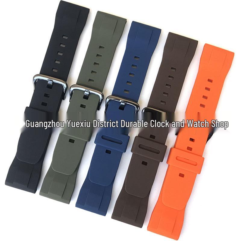 24MM Mountaineering Silicone Watch Strap for Casio PROTREK PRG650Y/600 PRW6600 GA2000