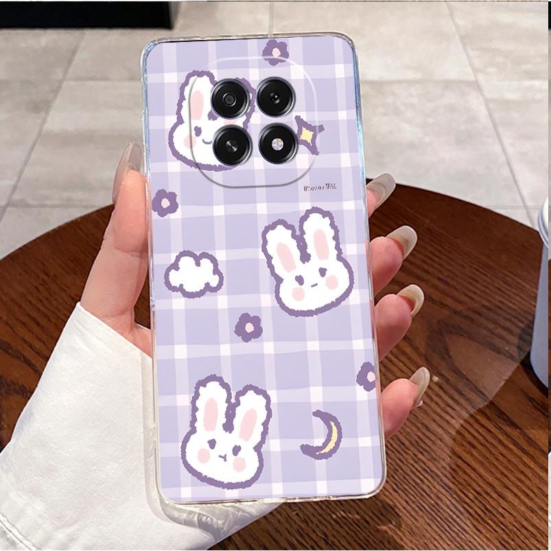 For Oppo F29 5G Cover Oppo F29 Pro 5G Case Clear Luxury Cute Love Heart Rabbit Funny Cartoon Painting TPU Soft Silicone Casing