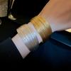Wide Metal Bracelet Multilayer Wires Open Adjustable Cuff Bangles for Women Fashion Personality Luxury Jewelry Accessories Gift