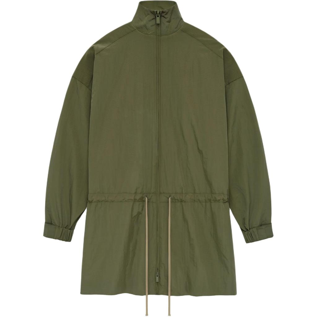 Fear of God Essentials Ripstop Mockneck Anorak Military Unisex Outerwear Green 202BT244725F