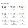 Rimless Luxury Sunglasses Diamond Cut Sun Shades For Man And Women Designer Brand Glasses Uv400 Frameless Eyewear  Trend