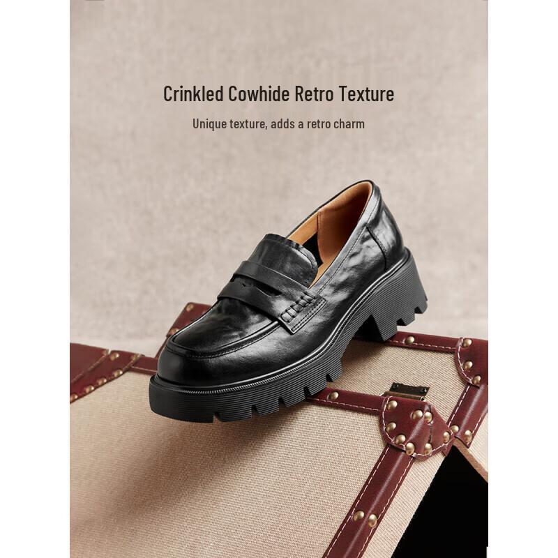 Belle Women's JK Style Genuine Leather Loafer Shoes