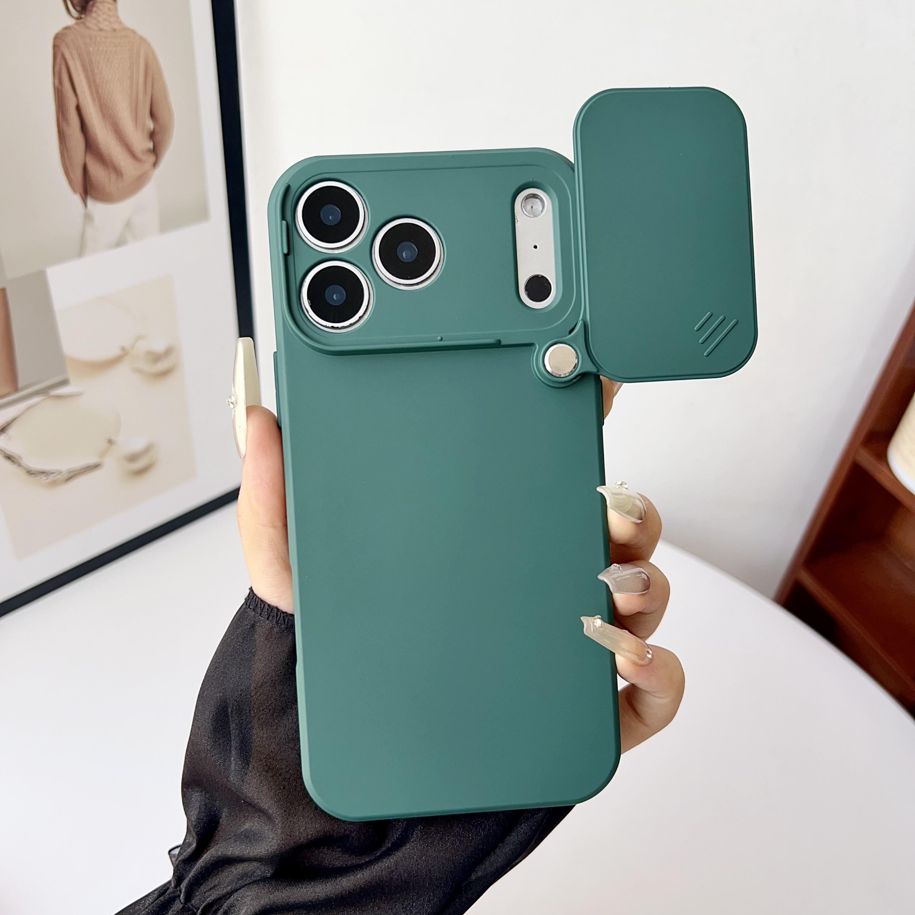 

Slide Camera Lens Protection Soft Silicone Phone Case For iPhone 17 Pro Max 17 Air 17 Multicolored Shockproof Bumper Back Cover iPhone17